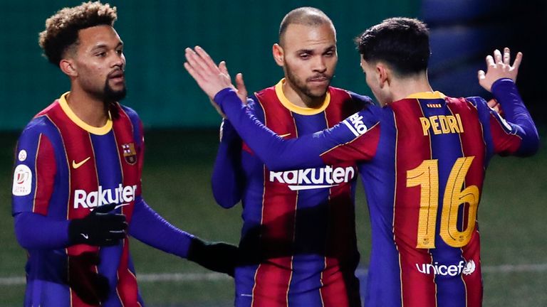Barcelona edged past their lower league opposition in extra time - AP