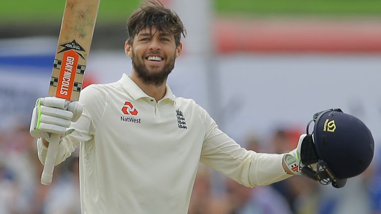 Ben Foakes scores a hundred in Sri Lanka in 2018 (Associated Press)