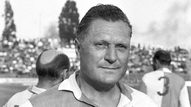 Józef Pecan, bývalý československý fotbalista a fotbalista Slavie Praha.  Foto Zdeněk Havelka (ČTK via AP Images)