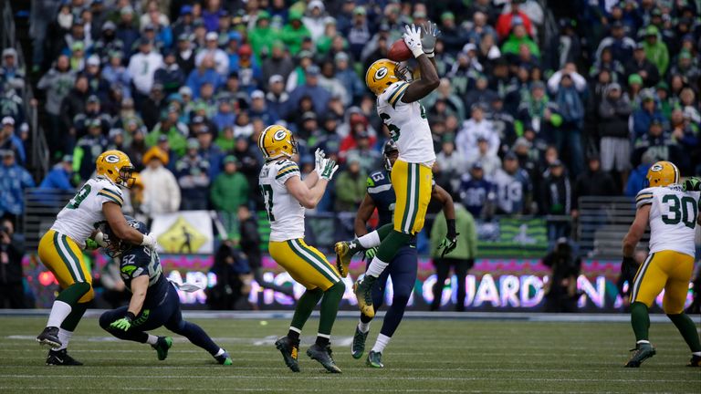 Brandon Bostick couldn't hold on to Seattle's onside kick and the Seahawks recovered with two minutes left
