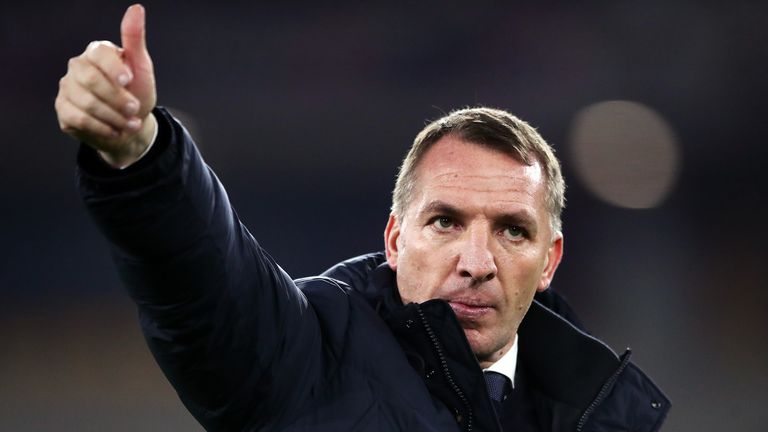 File photo dated 14-02-2020 of Leicester City manager Brendan Rodgers.