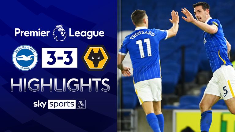 Brighton 3-3 Wolves