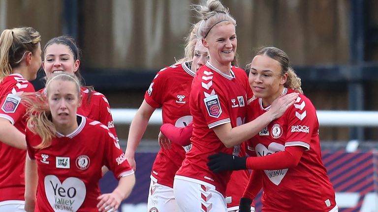 Bristol City Women beat Brighton Women 3-0