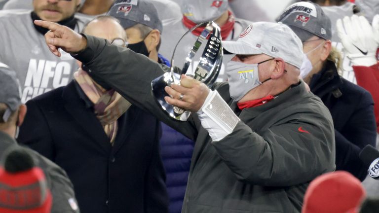 Bruce Arians has reached his first Super Bowl as head coach (AP Photo/Matt Ludtke)..