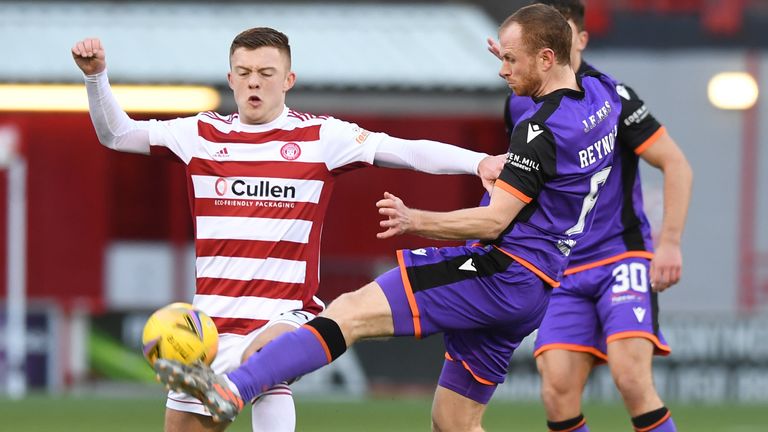 Callum Smith (left) missed Hamilton's best chance of the game in a frustrating afternoon for the hosts