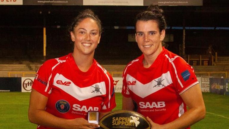 Carrie Roberts helped the British Army win the 2019 Challenge Shield