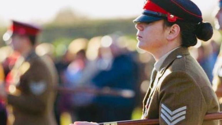 Carrie Roberts is a sergeant in the Royal Electrical & Mechanical Engineers