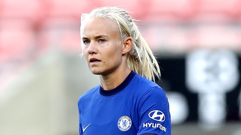Chelsea broke the British transfer record in women's football to sign Pernille Harder from Wolfsburg