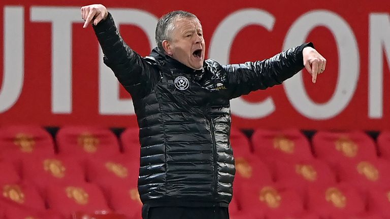 Chris Wilder, patron de Sheffield United (image PA)