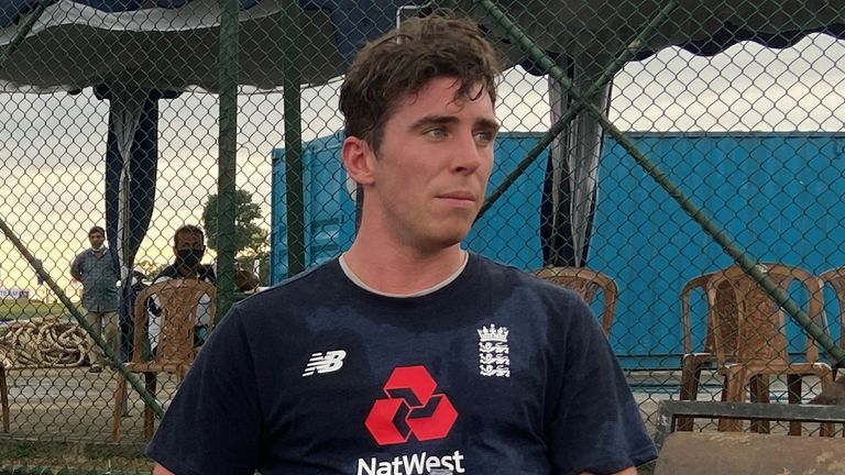 Dan Lawrence, England. Pic: ECB