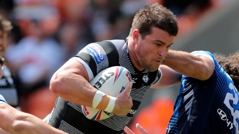 AP - Darcy Lussick in action for Toronto Wolfpack