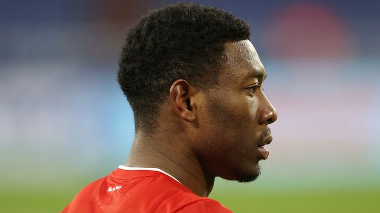 David Alaba is under contract at Bayern Munich until this June