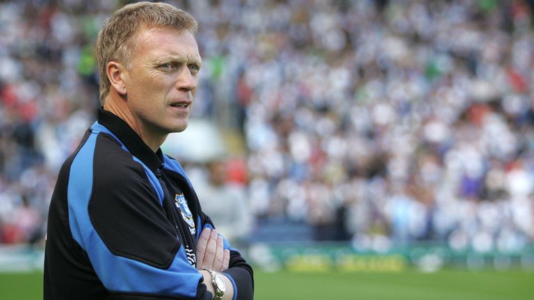 David Moyes as Everton manager (Downloaded from AP)