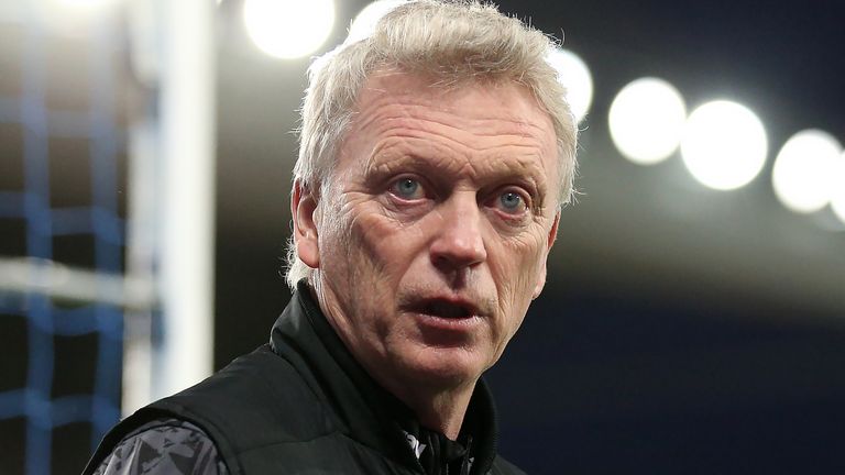 El entrenador del West Ham, David Moyes