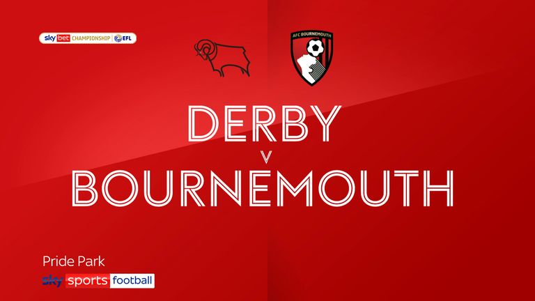 Derby v Bournemouth badge