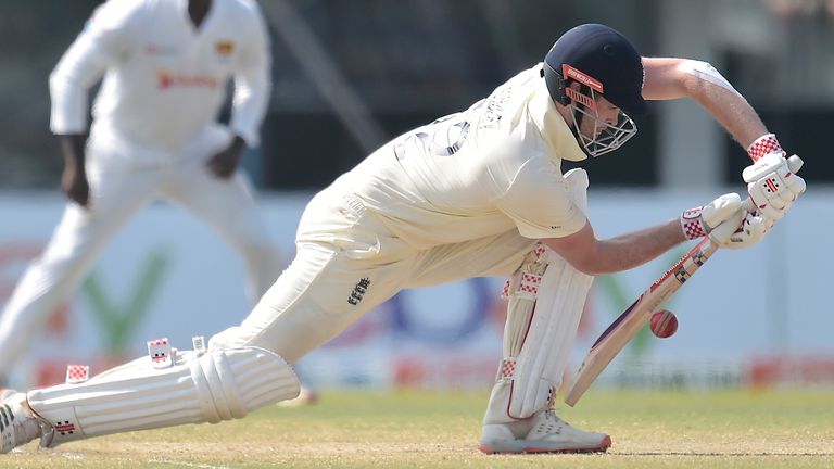 Sri Lanka portal - Dom Sibley made it to double figures for the first time in the series