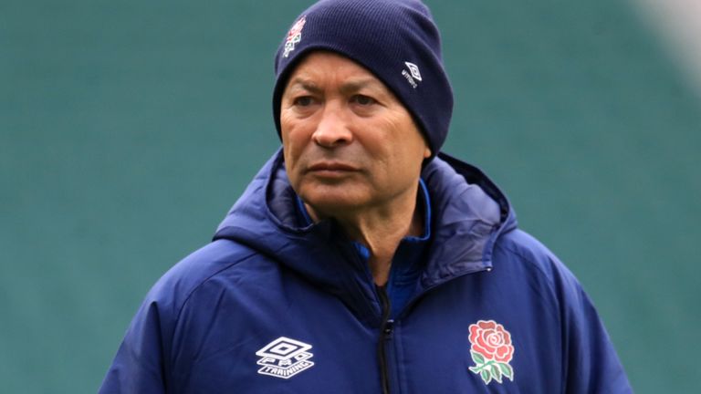 File photo dated 17-10-2020 of England coach Eddie Jones.