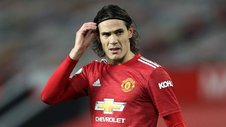 Edinson Cavani Ole Gunnar Solskjaer Says Man Utd Forward Is Ready To Go After Serving Suspension Football News Sky Sports