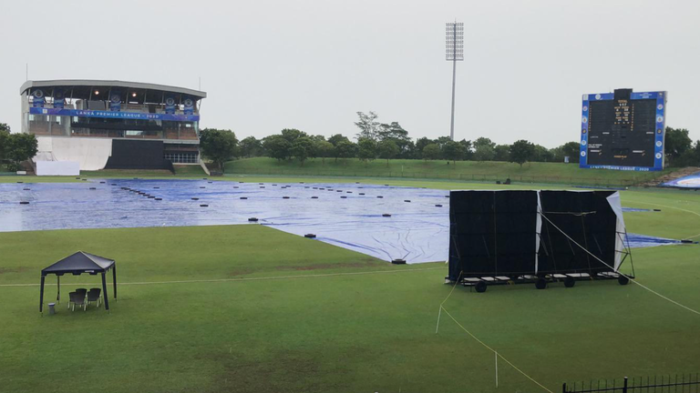 The second day of England's intra-squad match was washed out by rain (Pic: England Cricket)