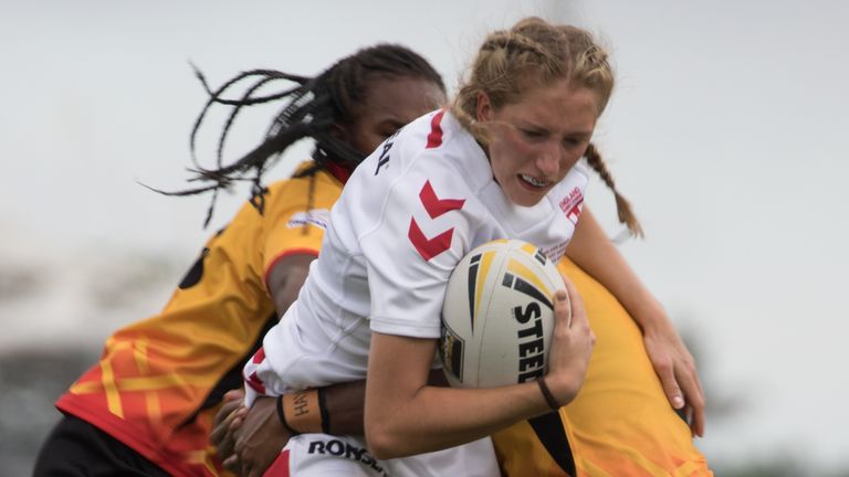 Picture by SpiderTekPNG/Duco/SWpix.com - supplied and distributed via SWpix.com 16/11/2019 - International Rugby League Papua New Guinea Orchids v England Women's Rugby league