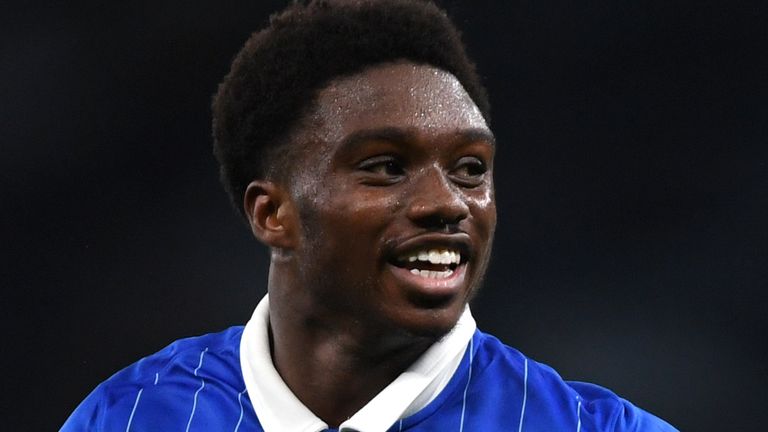 Brighton defender Tariq Lamptey