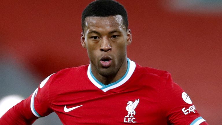 Liverpools Mittelfeldspieler Georginio Wijnaldum (PA Bild)