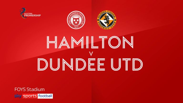 Hamilton contre Dundee Utd