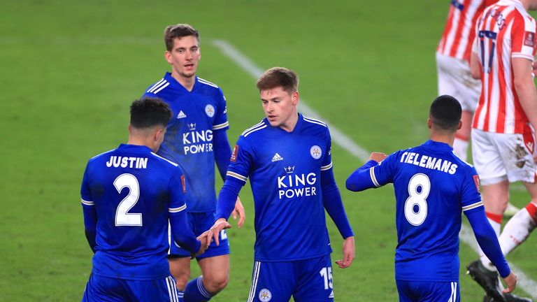 Harvey Barnes continued his fine run of scoring in Leicester's big win