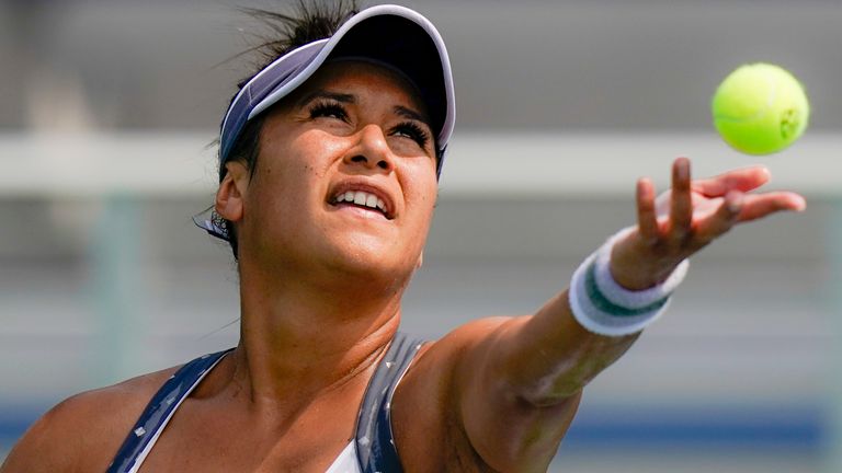 Heather Watson, August 2020, AP