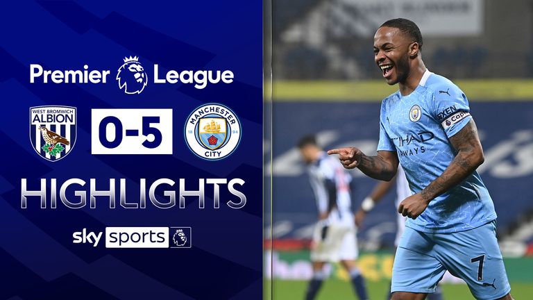 West Brom vs Man City highlights