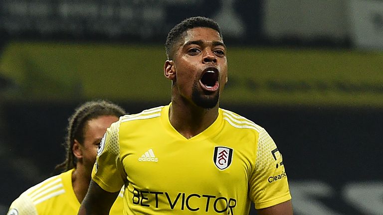 Ivan Cavaleiro celebrates scoring the equaliser at Tottenham