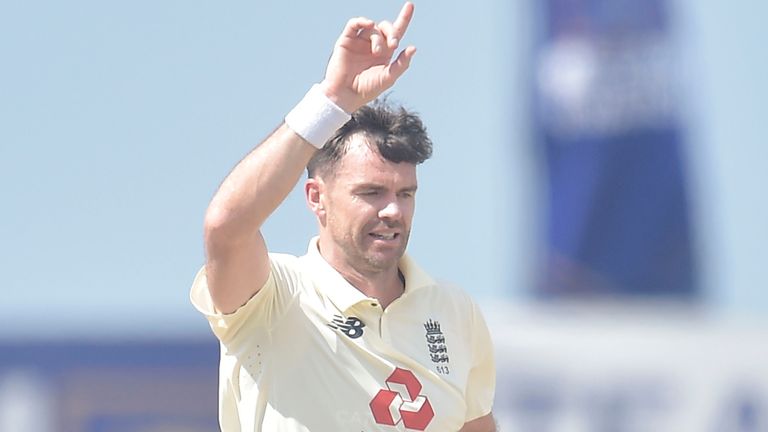 Sri Lanka portal - James Anderson removed Kusal Perera and Oshada Fernando in the same over early in Galle