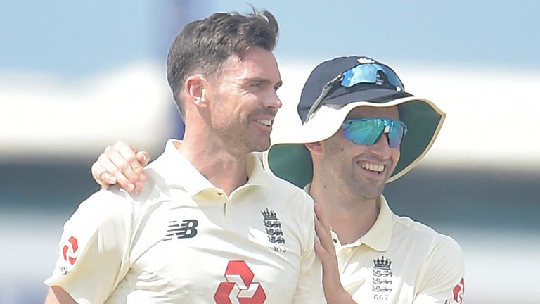 Sri Lanka portal - James Anderson took two wickets in his first spell on day one of the second Test