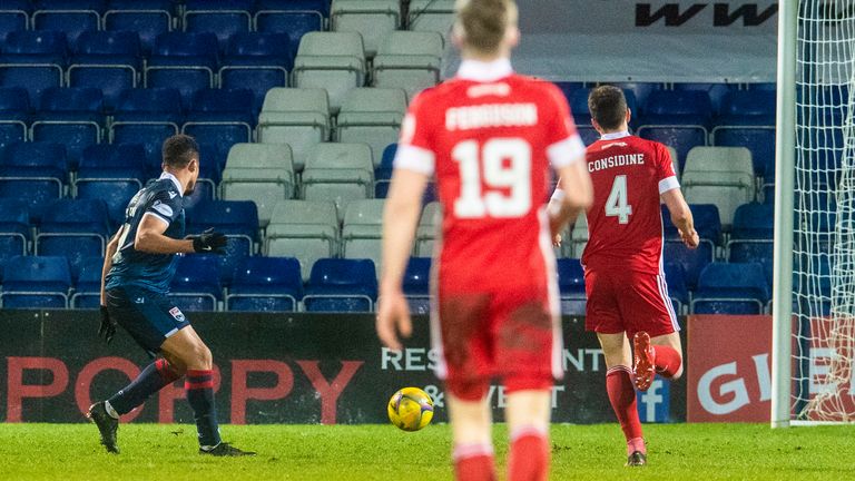 Jermaine Hylton wraps up Ross County's emphatic victory with a stoppage-time fourth against Aberdeen