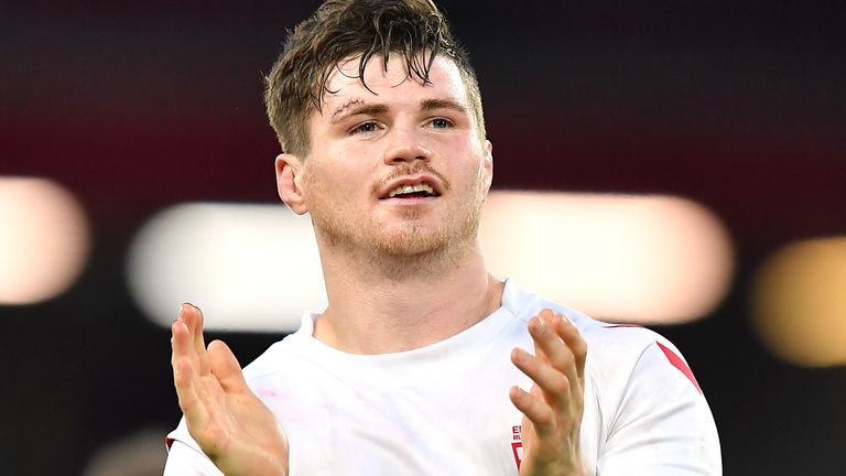 England v New Zealand - International Match - Anfield Stadium
England's John Bateman during the International match at Anfield, Liverpool