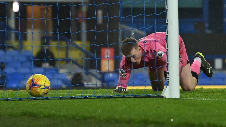 Everton goalkeeper Jordan Pickford