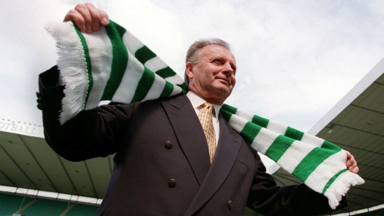 Dr Jozef Venglos spent the 1998-99 season at Celtic having previously managed Aston Villa earlier in the decade 