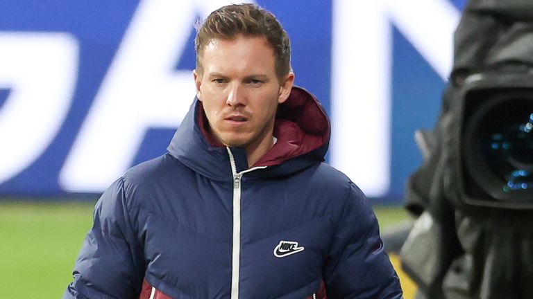 Julian Nagelsmann, Cheftrainer von RB Leipzig (AP Bild)