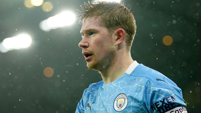 Kevin De Bruyne has yet to sign a new Manchester City deal