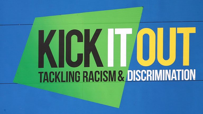Report discrimination to Kick It Out is football's equality and inclusion organisation at www.kickitout.org