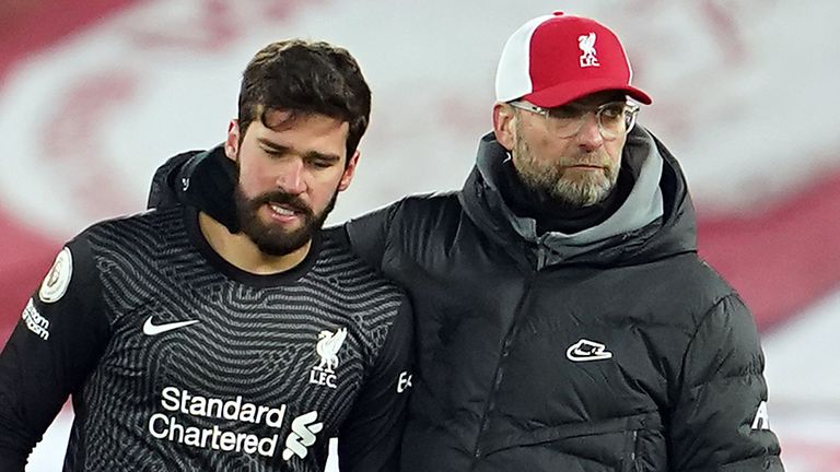 Alisson Becker, Jurgen Klopp, PA