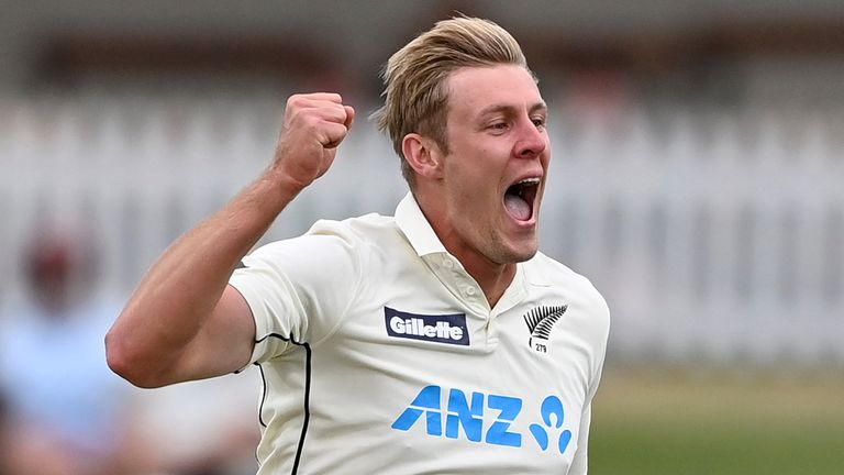 Kyle Jamieson takes five wickets as New Zealand dismiss Pakistan for 297 on  day one of second Test | Cricket News | Sky Sports