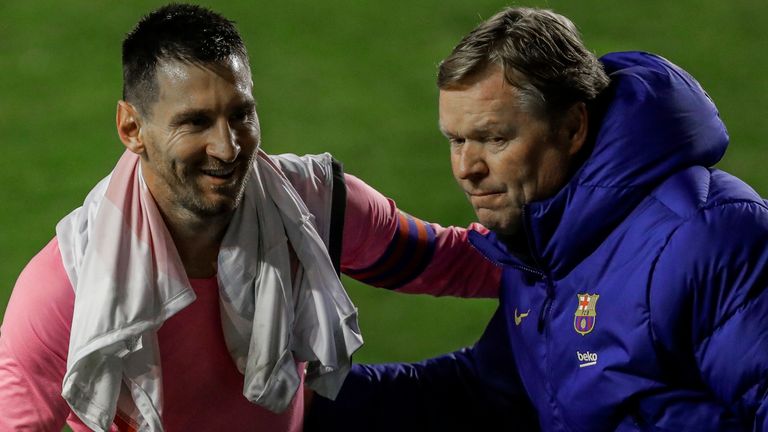 Lionel Messi ayudó a guiar al Barcelona a la siguiente ronda de la Copa del Rey