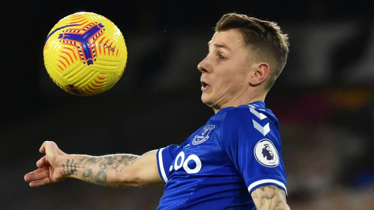 Everton left-back Lucas Digne is back in contention after missing the FA Cup win