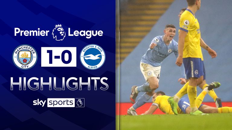 MANCHESTER CITY 1-0 BRIGHTON