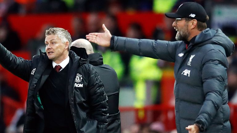 Jurgen Klopp&#39;s Liverpool have failed to win their last three league matches, allowing Ole Gunnar Solskjaer&#39;s Manchester United to overtake them at the top