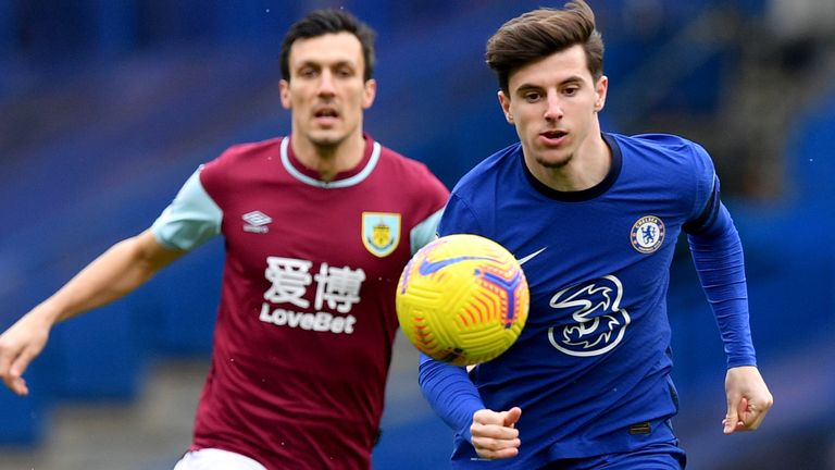 Mason Mount was back in Chelsea's starting XI against Burnley