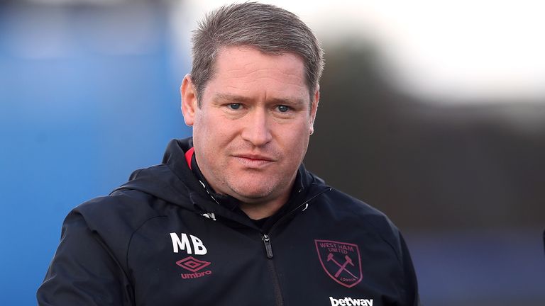 Former West Ham manager Matt Beard will take charge at Ashton Gate until the end of the season