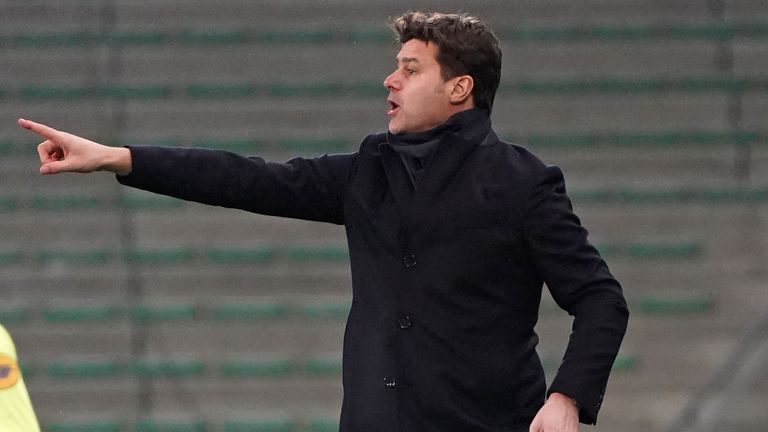 Mauricio Pochettino took charge of PSG for the first time - AP photo 