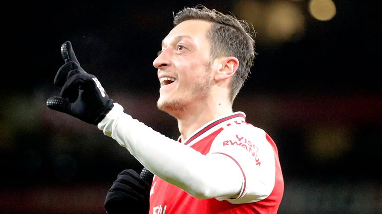 Mesut Ozil last played for Arsenal in March 2020 and was left out of Mikel Arteta's Premier League squad for 2020-21